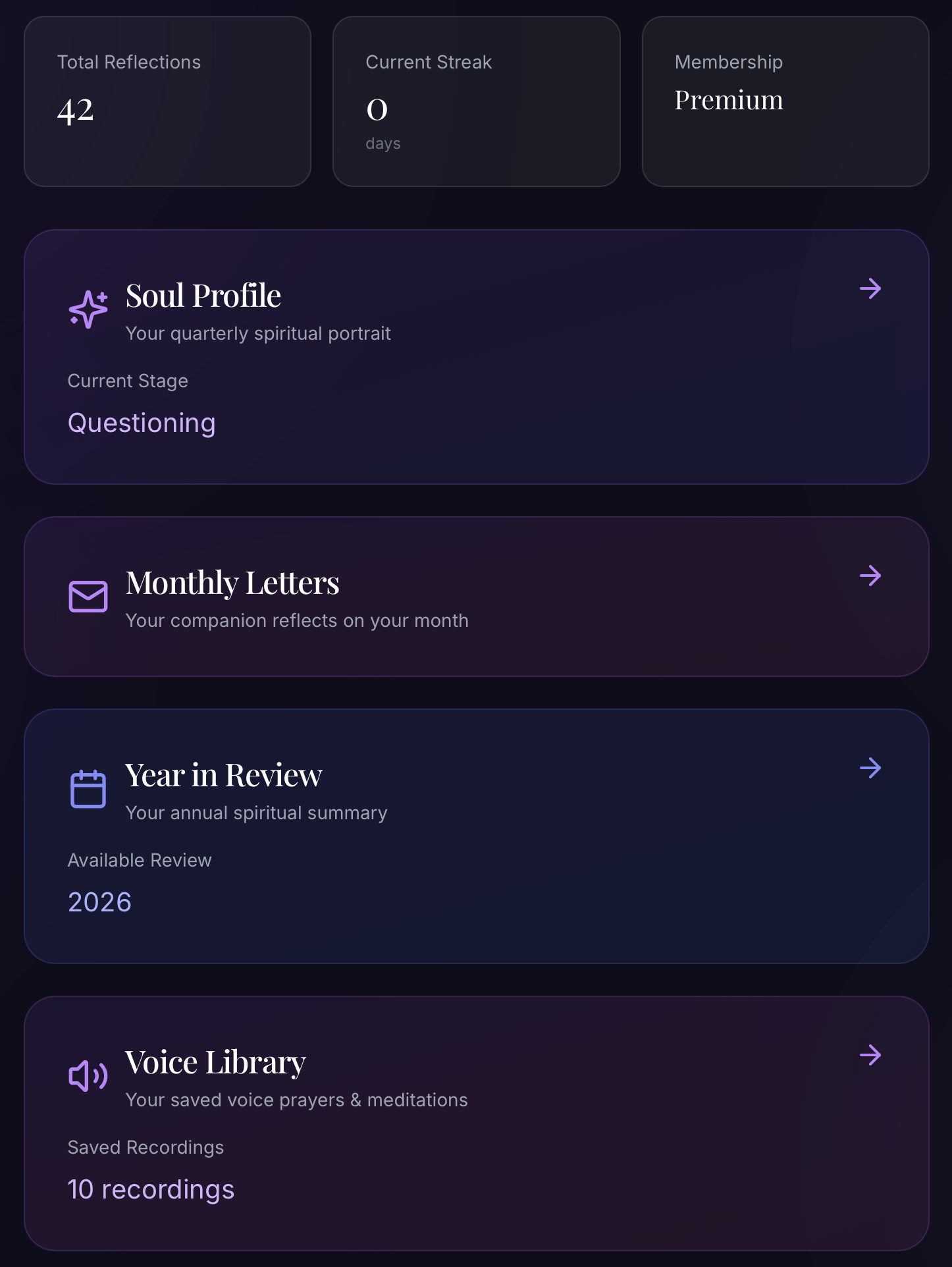 Pattern insights over time